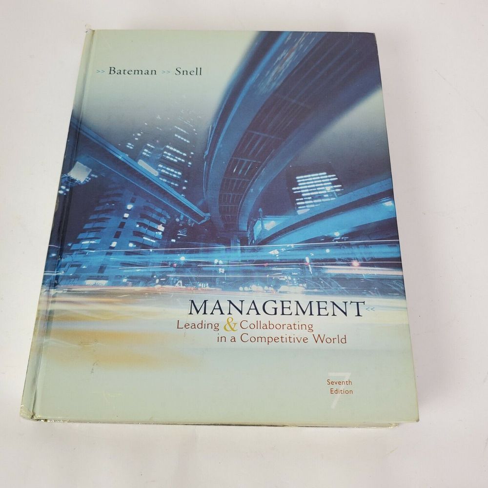 Management: Leading & Collaborating Competitive World Hardcover Book